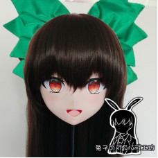 (RB390)Customize Full Head Quality Handmade Female/Girl Resin Japanese Anime Cartoon Character Kig Cosplay Kigurumi Mask